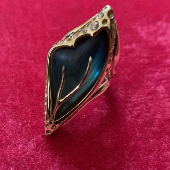 Alexis Bittar Blue Wave Cocktail Ring - Picture 4 of 5